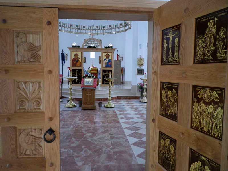 Altar Iglesia ortodoxa Rusa en Hortaleza Madrid